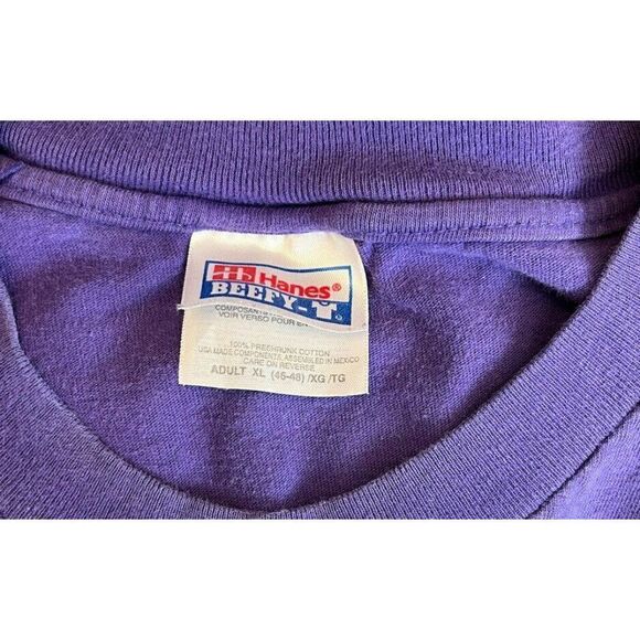 Vtg XL Lorenzo's Roseville CA Mexican Restaurant Shirt Donkey Riding Motorcycle - Picture 4 of 5